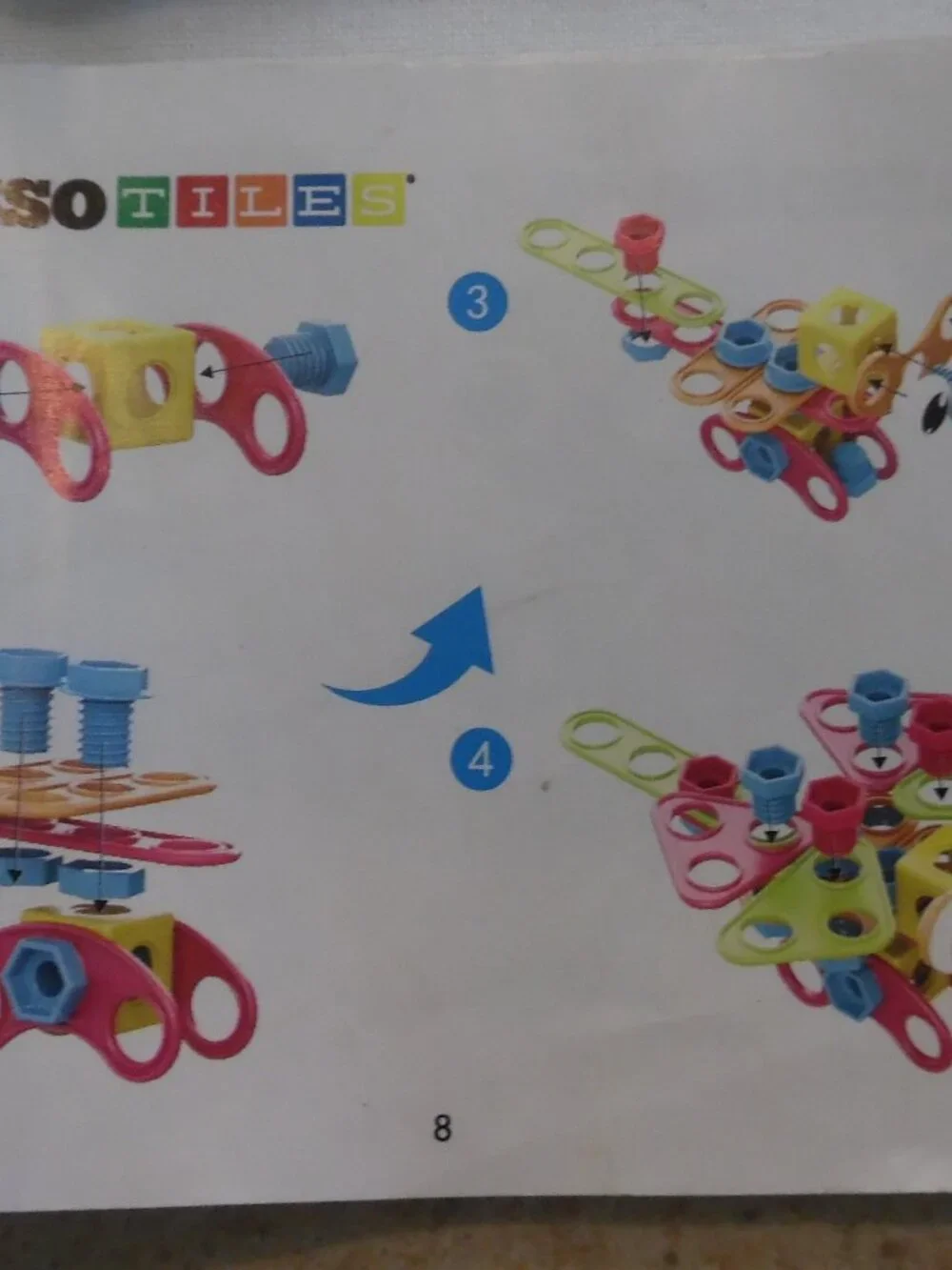 Jasonwell Building Blocks STEM Learning Educational Construction Toy 98 Pieces